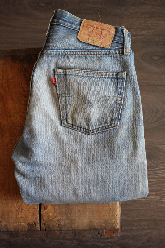 Vintage 1980's Levis 501 Selvedge Denim Jeans - La Lovely Vintage 