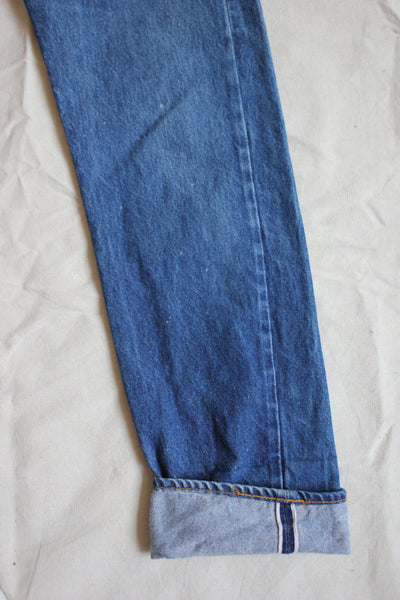 Vintage 1980's Levis 501 Selvedge Denim Jeans - La Lovely Vintage 