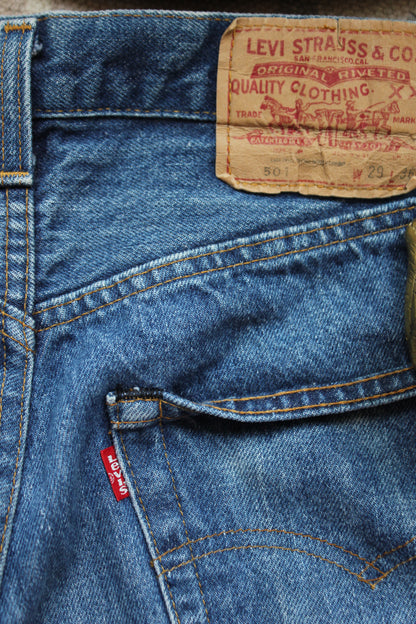 Vintage 1980's Levis 501 Selvedge Denim Jeans - La Lovely Vintage 