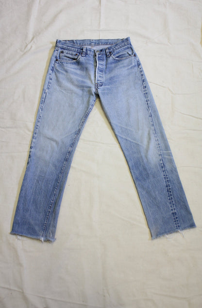 Vintage 1980's Levis 501 Selvedge Denim Jeans - La Lovely Vintage 