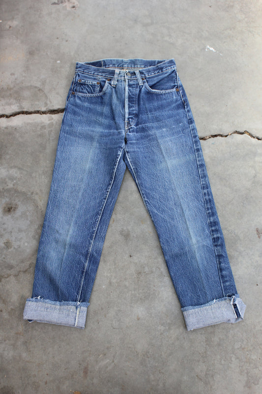 Vintage 1960s Levi's “Big E” 501 Denim Jeans - La Lovely Vintage 