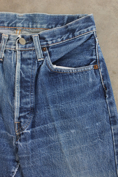 Vintage 1960s Levi's “Big E” 501 Denim Jeans - La Lovely Vintage 