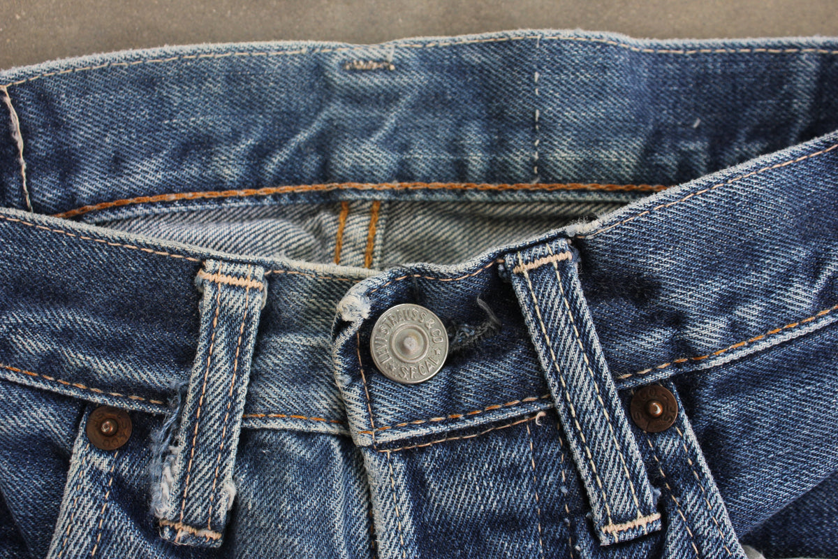 Vintage 1960s Levi's “Big E” 501 Denim Jeans - La Lovely Vintage 