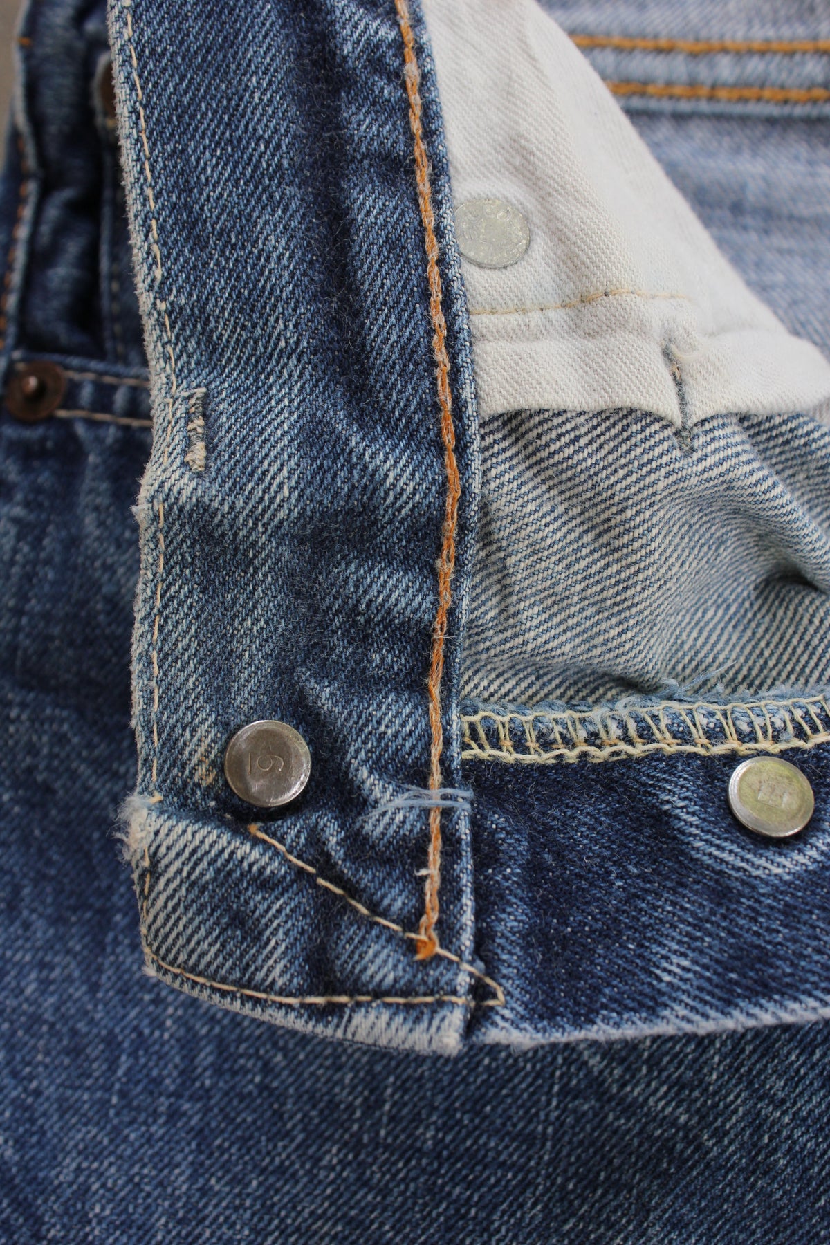 Vintage 1960s Levi's “Big E” 501 Denim Jeans - La Lovely Vintage 