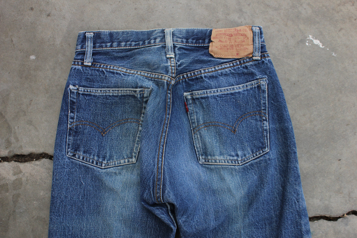 Vintage 1960s Levi's “Big E” 501 Denim Jeans - La Lovely Vintage 
