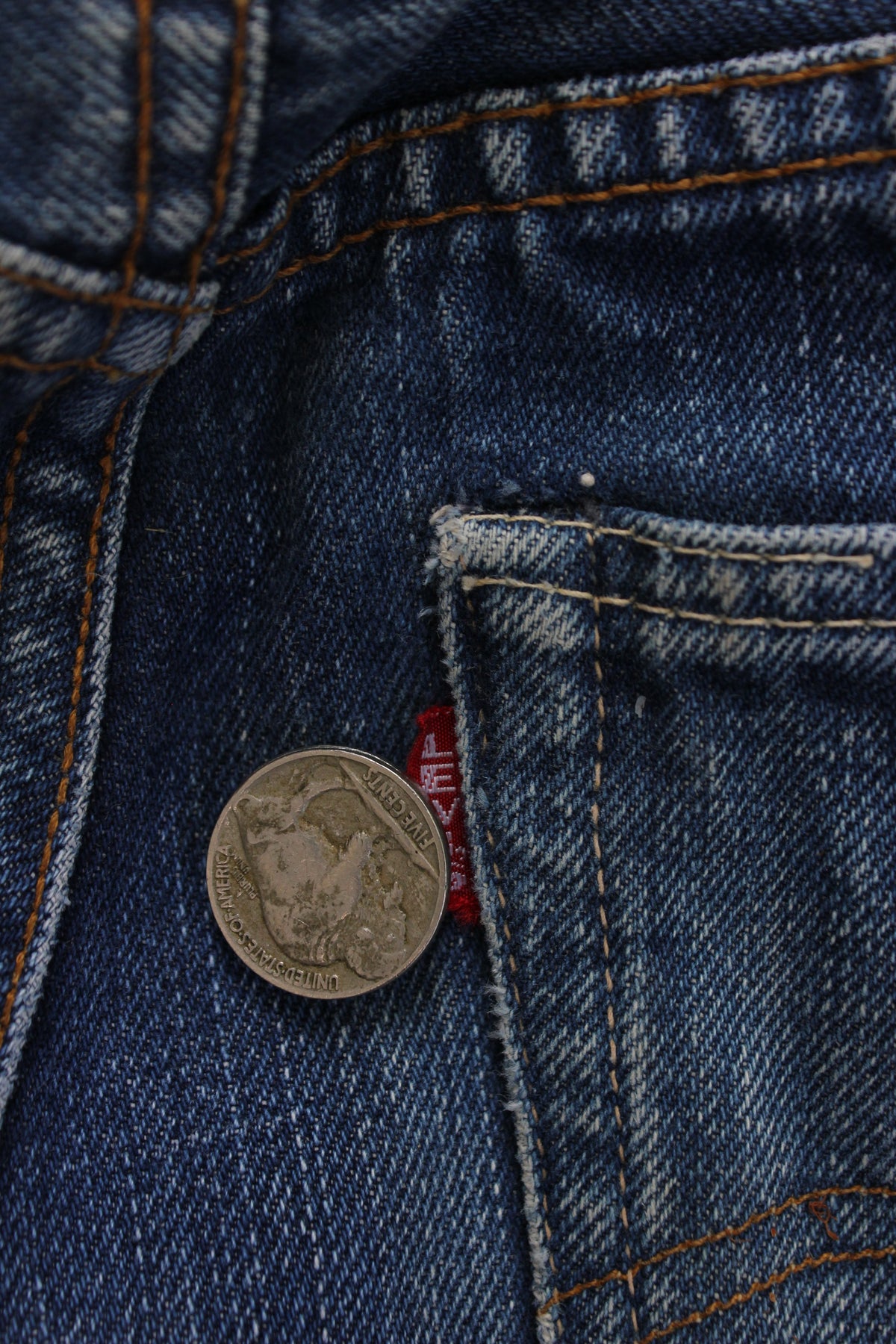 Vintage 1960s Levi's “Big E” 501 Denim Jeans - La Lovely Vintage 