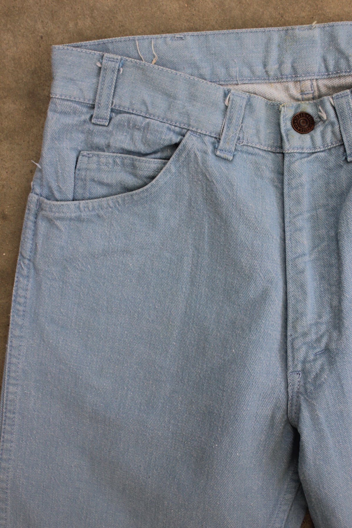 Vintage Early 70s Levi's “Big E” Denim Jeans - La Lovely Vintage 