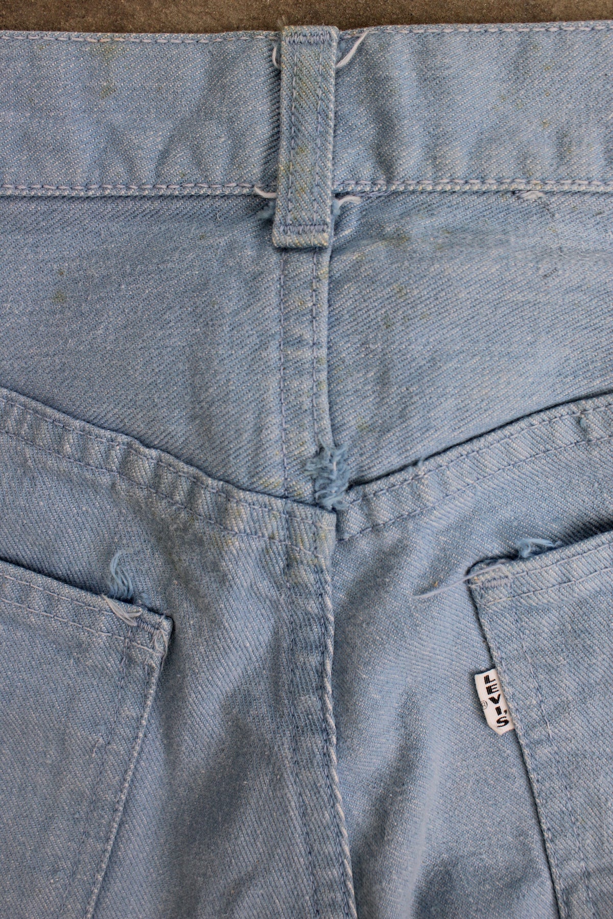 Vintage Early 70s Levi's “Big E” Denim Jeans - La Lovely Vintage 