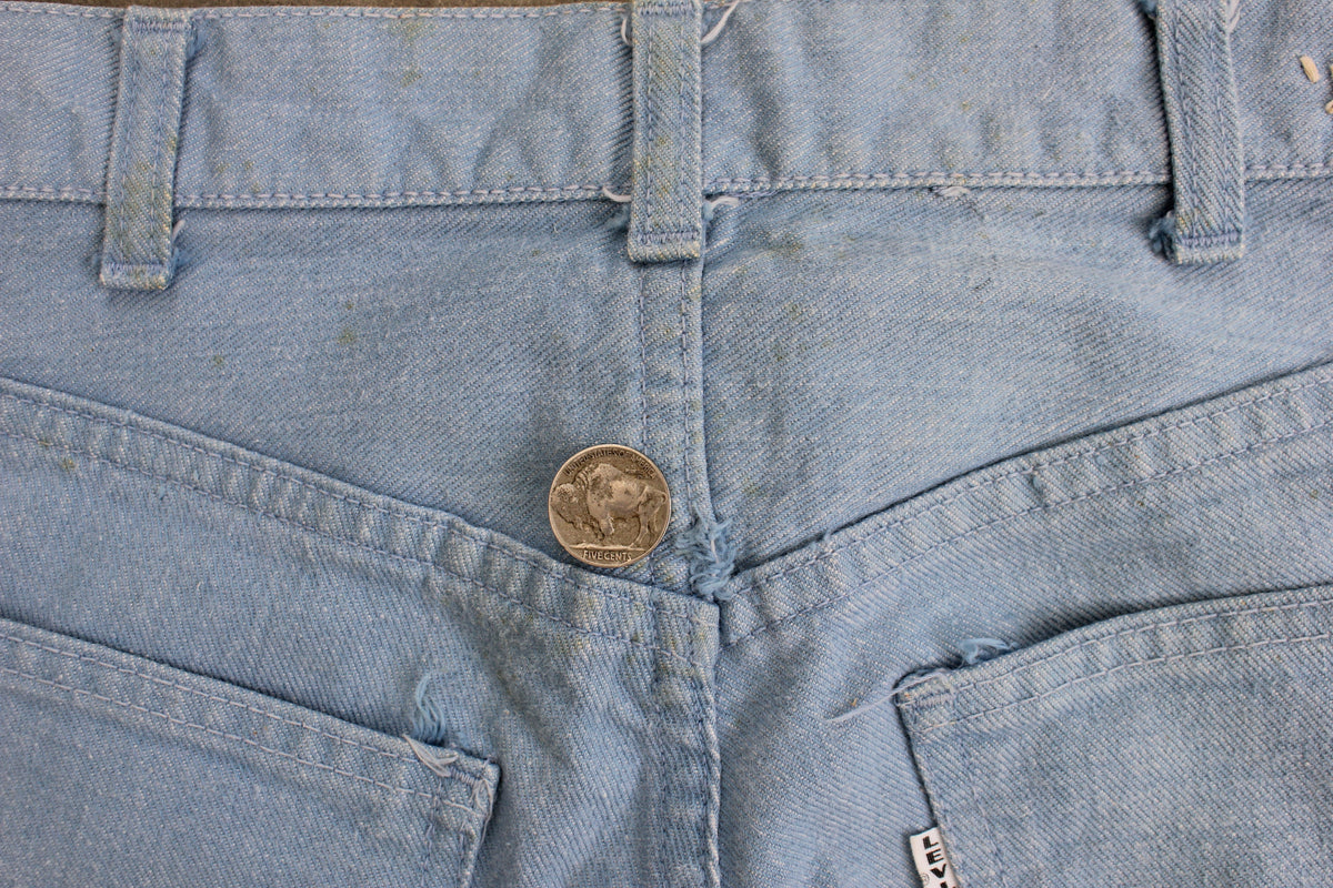 Vintage Early 70s Levi's “Big E” Denim Jeans - La Lovely Vintage 