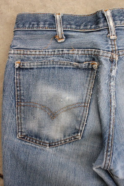 Vintage 1960/1970’s “Big E" Levi's Denim 646 Bellbottom Jeans - La Lovely Vintage 