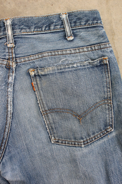 Vintage 1960/1970’s “Big E" Levi's Denim 646 Bellbottom Jeans - La Lovely Vintage 