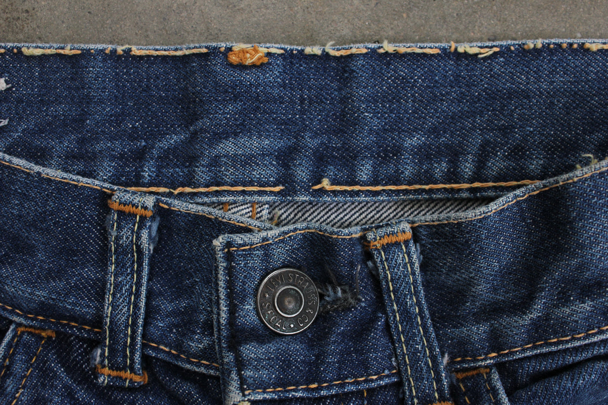 Vintage 60s/70s Levi's 646 “Big E” Denim Jeans - La Lovely Vintage 
