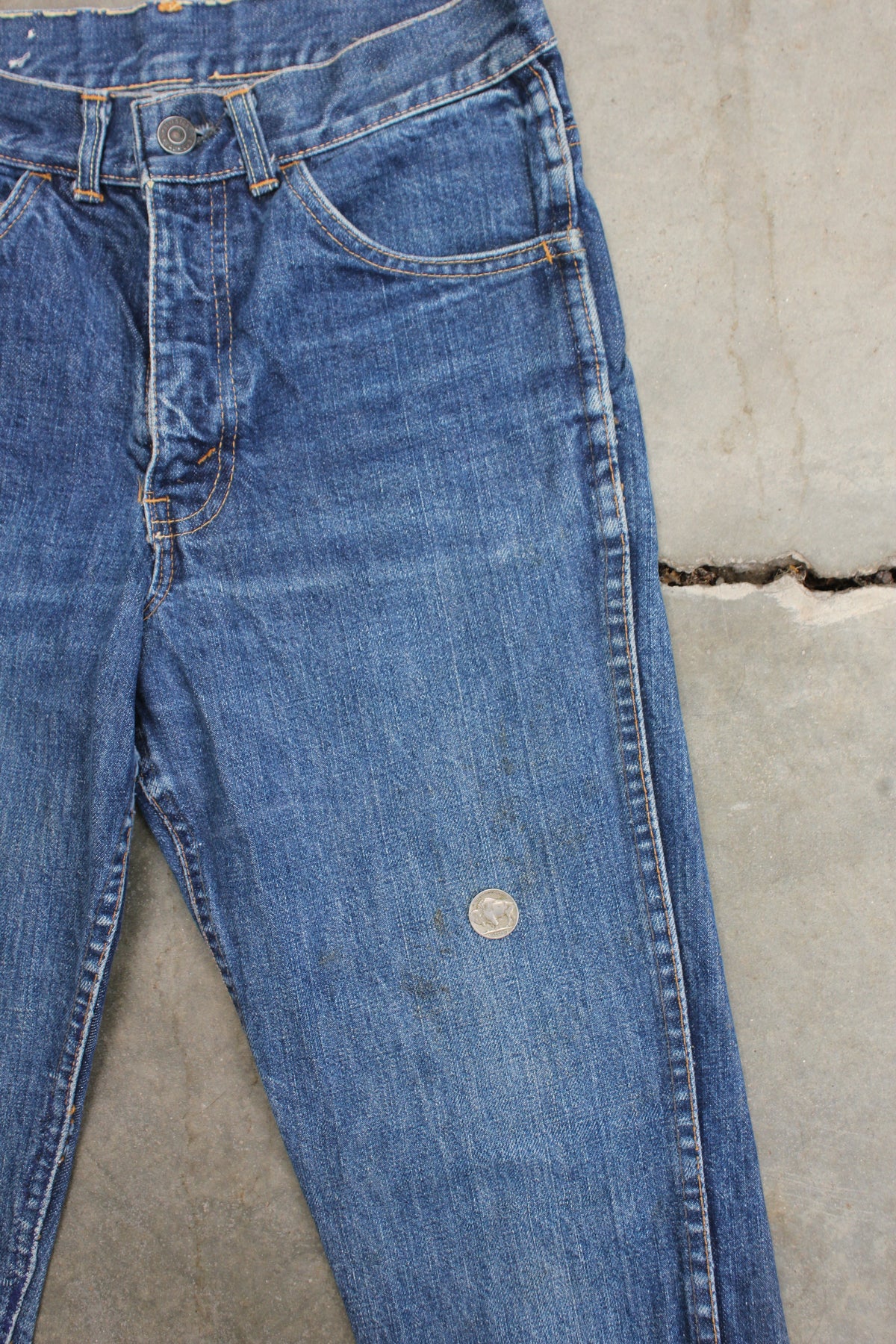 Vintage 60s/70s Levi's 646 “Big E” Denim Jeans - La Lovely Vintage 