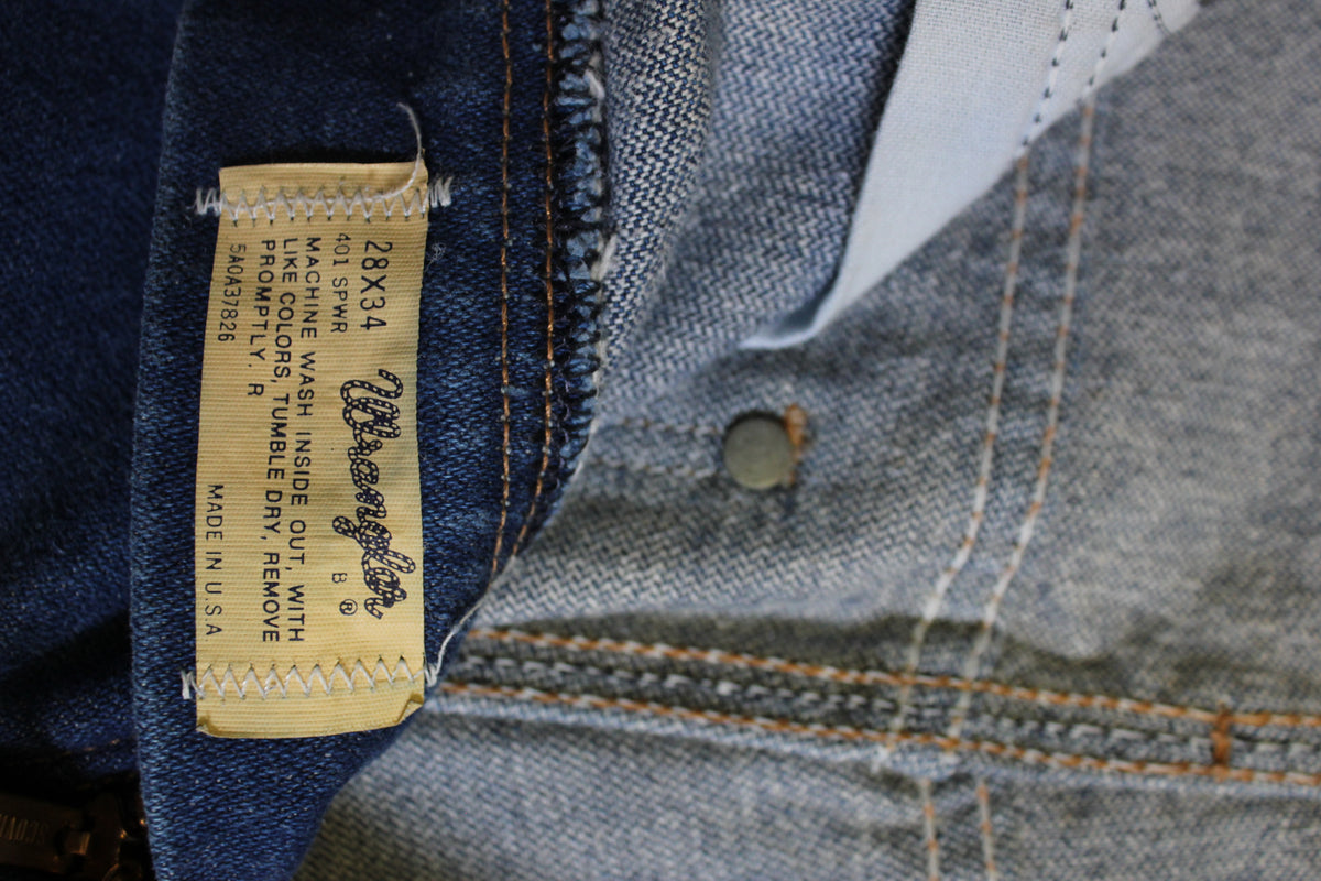 Vintage 1970's Wrangler Denim Jeans - La Lovely Vintage 