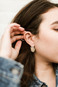 Therese Kuempel Designs - Hand Earrings - La Lovely Vintage 
