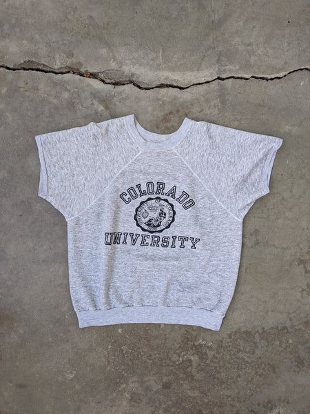 Vintage 1970’s Champion Short Sleeve Colorado University Sweatshirt