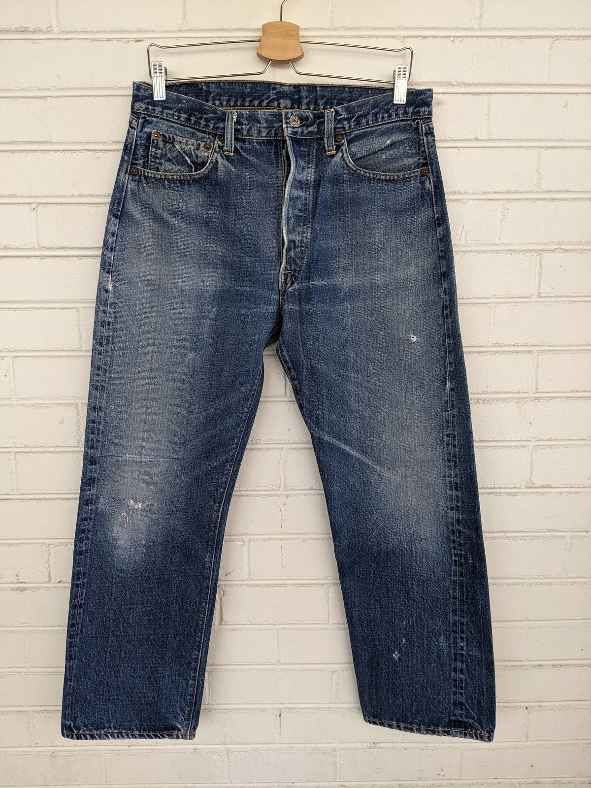 Vintage 1960's "Big E" Levi's Denim 501 Jeans - La Lovely Vintage 