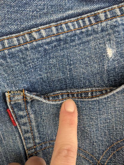 Vintage 1960's "Big E" Levi's Denim 501 Jeans - La Lovely Vintage 