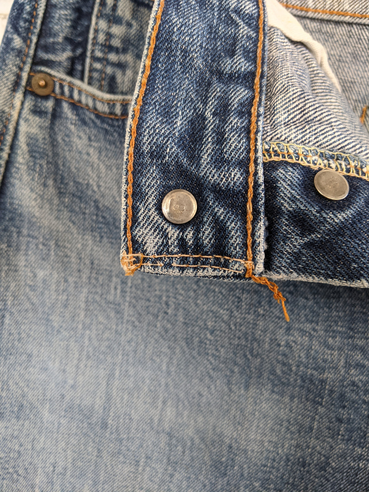 Vintage 1960's "Big E" Levi's Denim 501 Jeans - La Lovely Vintage 