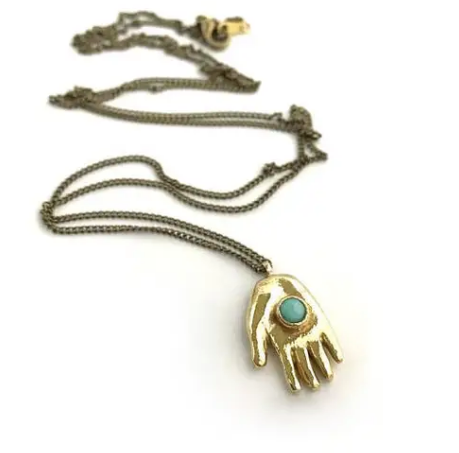 Therese Kuempel Designs - Giver Necklace (Hand) - La Lovely Vintage 