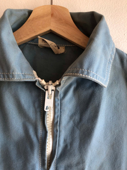 Vintage 1960’s Man-O-War Sailmakers Boat Canvas Chore Jacket - La Lovely Vintage 