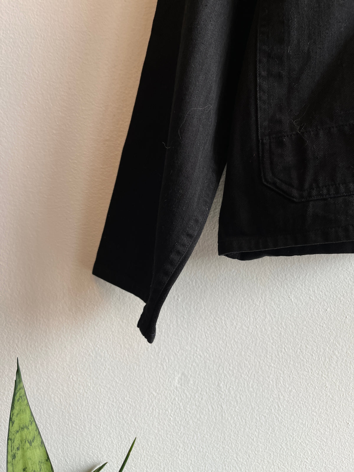 Vintage 1970’s HBT French Black Chore Coat - La Lovely Vintage 
