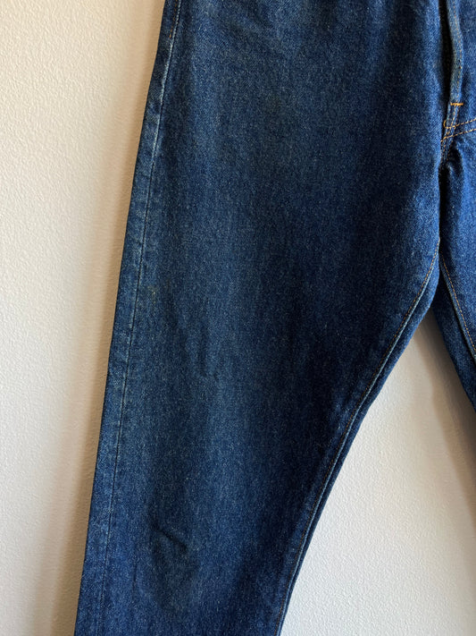 Vintage 1980’s Levi’s 501 Dark Denim Jeans - La Lovely Vintage 