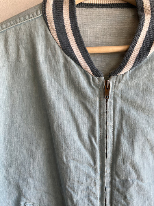 Vintage 1950’s Denim Bomber Jacket