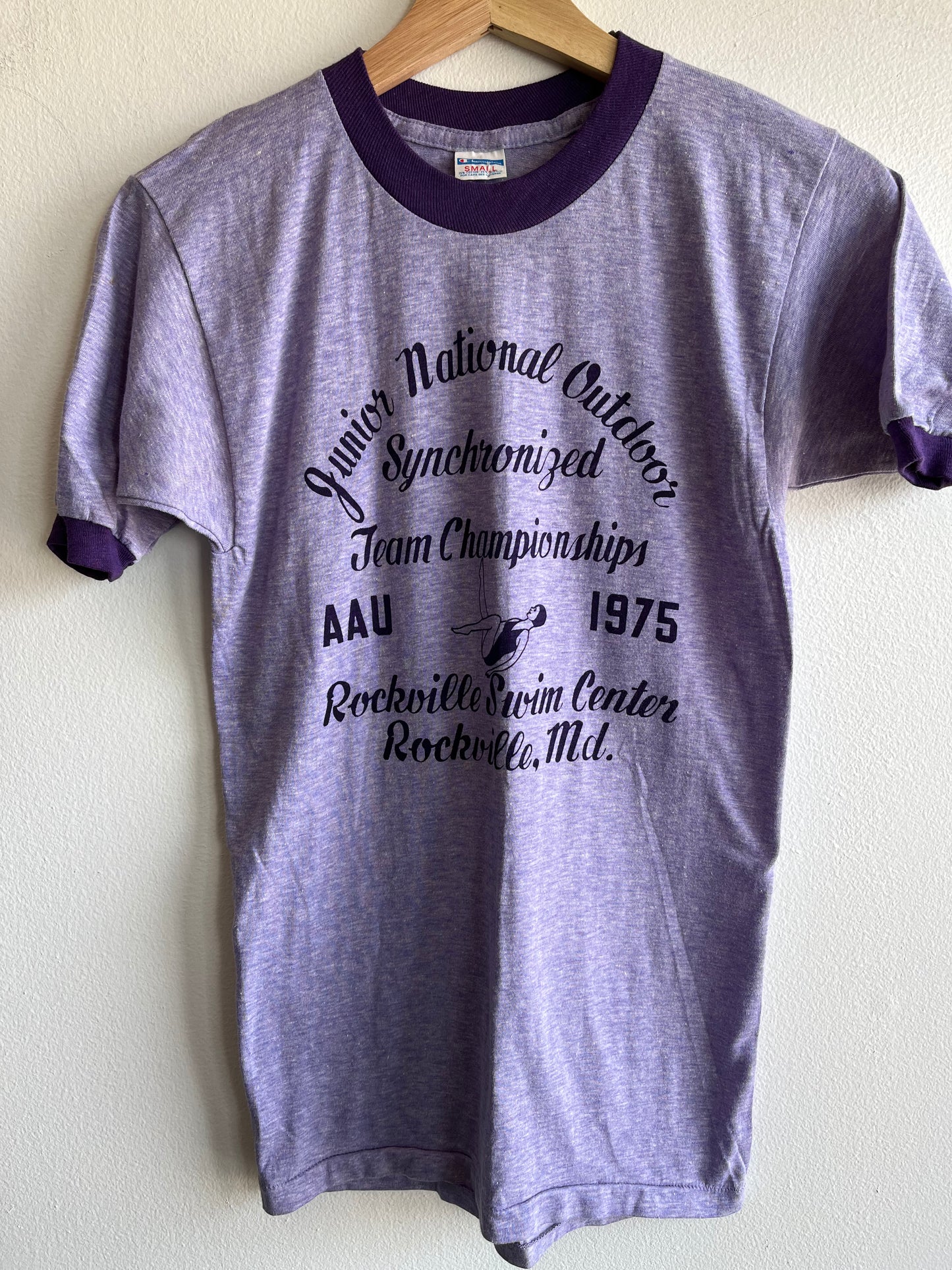 Vintage 1975 Champion Synchronized Swimming T-Shirt
