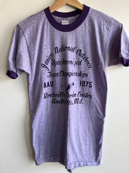 Vintage 1975 Champion Synchronized Swimming T-Shirt