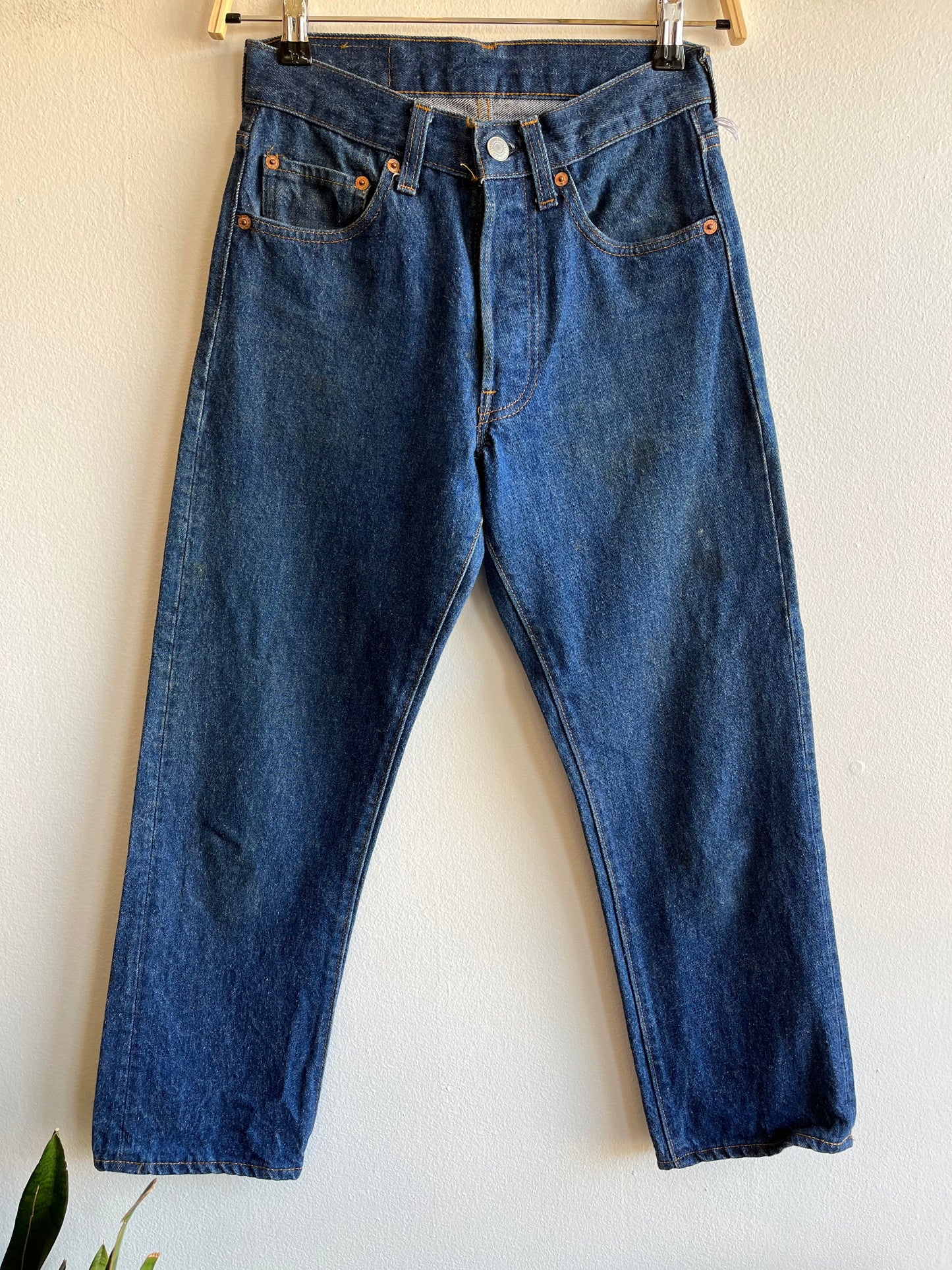 Vintage 1980’s Levi’s 501 Dark Denim Jeans - La Lovely Vintage 