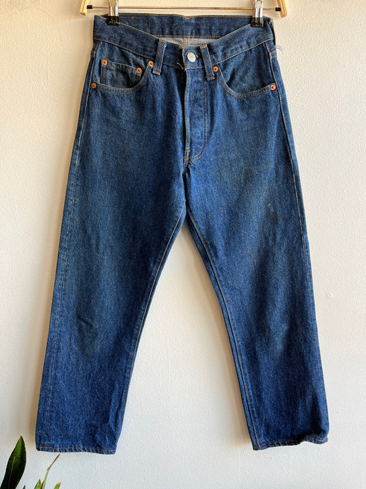 Vintage 1980’s Levi’s 501 Dark Denim Jeans - La Lovely Vintage 