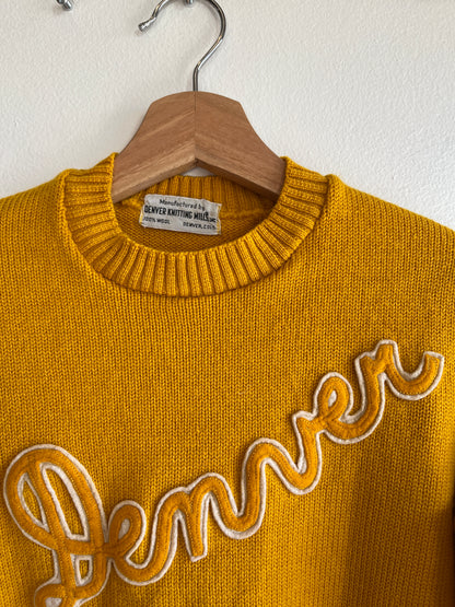 Vintage 1960’s Denver Varsity Sweater - La Lovely Vintage 