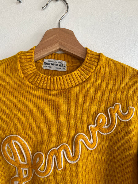 Vintage 1960’s Denver Varsity Sweater