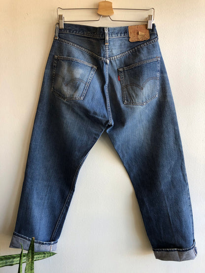 Vintage 1960's "Big E" Levi's Denim 501 Jeans - La Lovely Vintage 