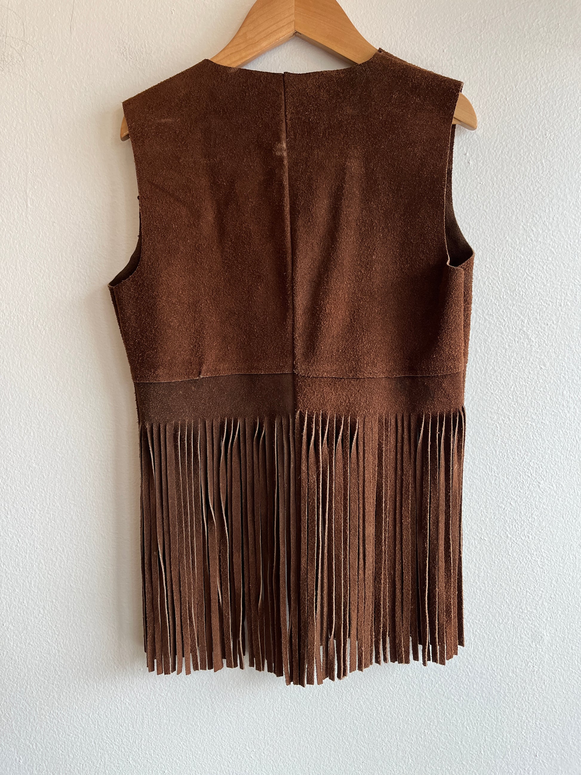 Vintage 1970’s Fringe Suede Vest - La Lovely Vintage 