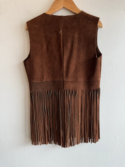 Vintage 1970’s Fringe Suede Vest - La Lovely Vintage 