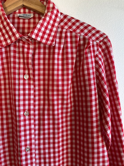 Vintage 1970’s Levi’s Gingham Button-Up Shirt - La Lovely Vintage 
