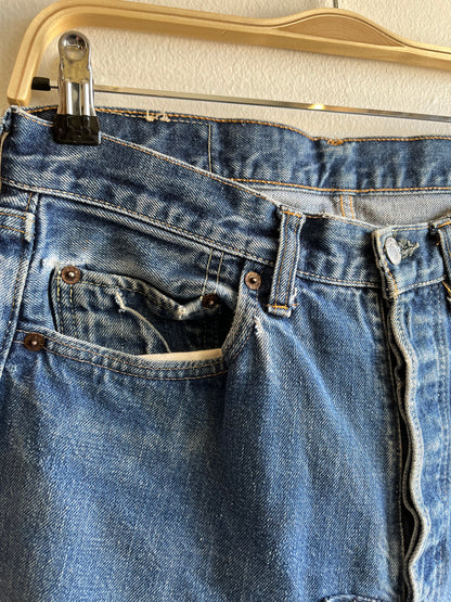 Vintage 1970’s Levi’s 501 Selvedge Denim Jeans
