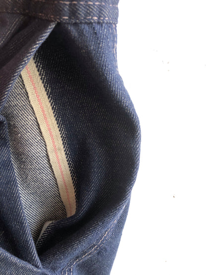 Vintage 1960s/1970s Selvedge Denim Coveralls - La Lovely Vintage 