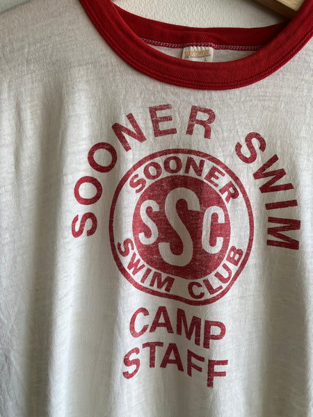 Vintage 1970’s Oklahoma Sooners Swim Club T-Shirt