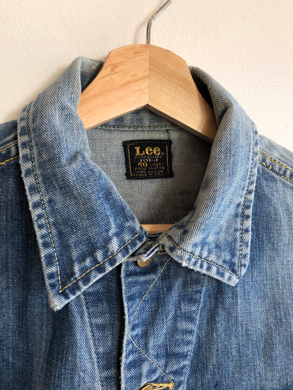 Vintage 1950’s Lee Rider 101-J Denim Trucker Jacket - La Lovely Vintage 