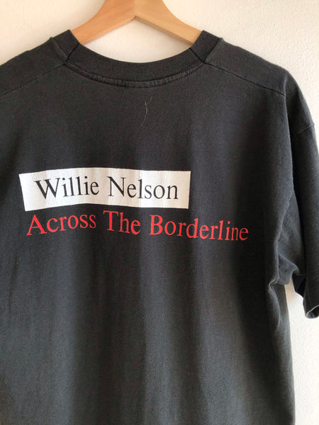Vintage 1990’s Willie Nelson “Across The Borderline” Tour T-Shirt
