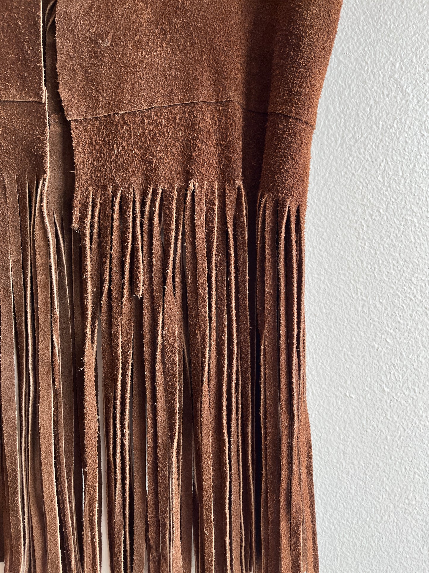 Vintage 1970’s Fringe Suede Vest - La Lovely Vintage 