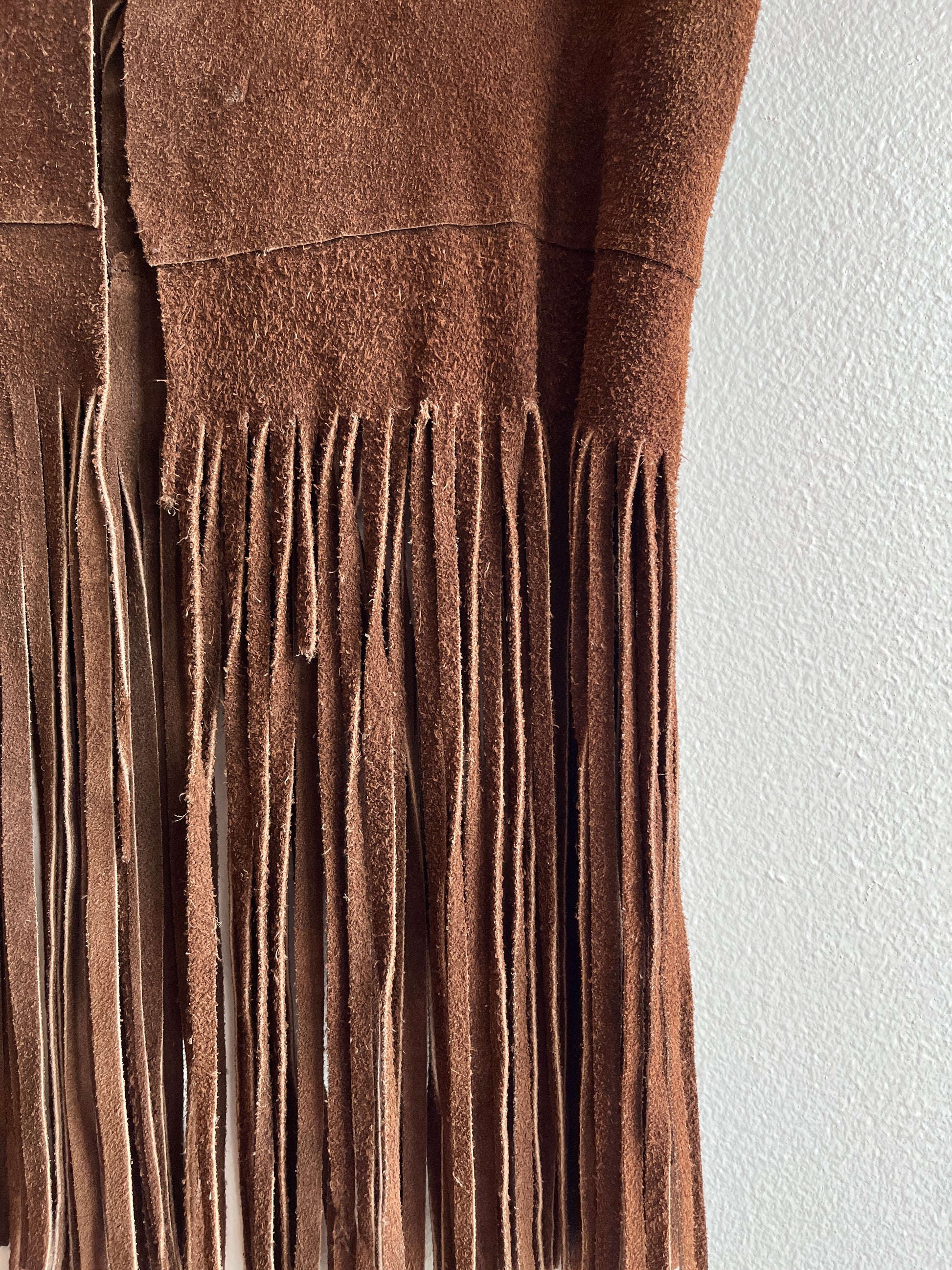 Vintage 1970’s Fringe Suede Vest - La Lovely Vintage 