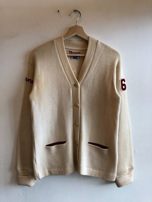 Vintage 1960’s Letterman Cardigan Sweater