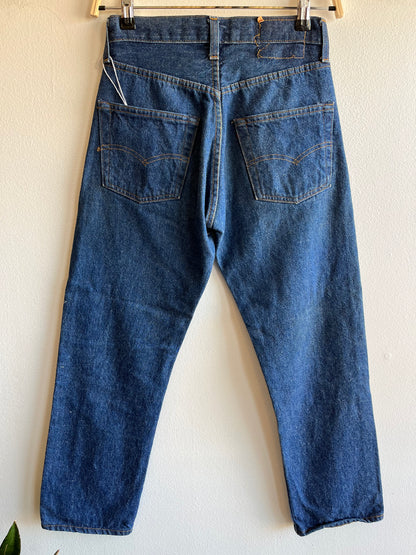 Vintage 1980’s Levi’s 501 Dark Denim Jeans - La Lovely Vintage 