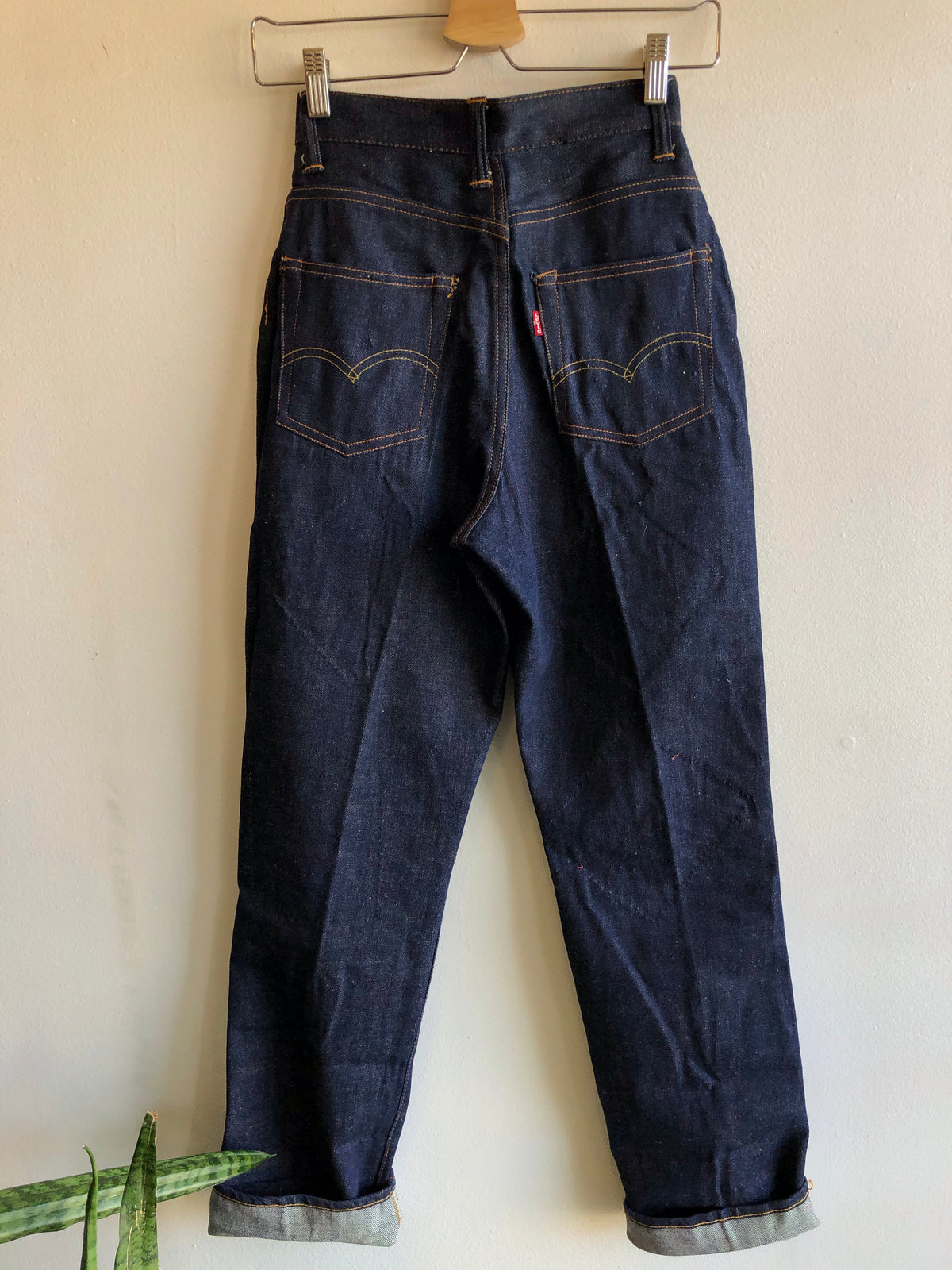 Vintage 1950s Levi's “Big E” Hidden Rivet 701 Deadstock Denim Jeans - La Lovely Vintage 