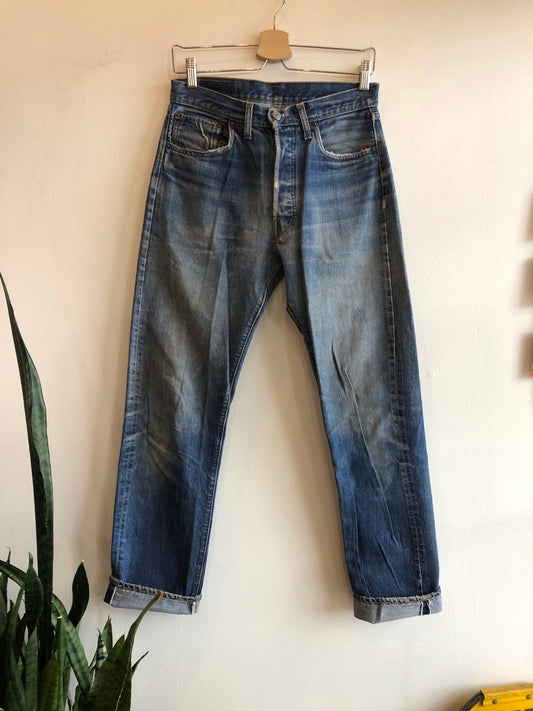 Vintage 1960’s Levi’s “Big E” 501 Selvedge Denim Jeans - La Lovely Vintage 