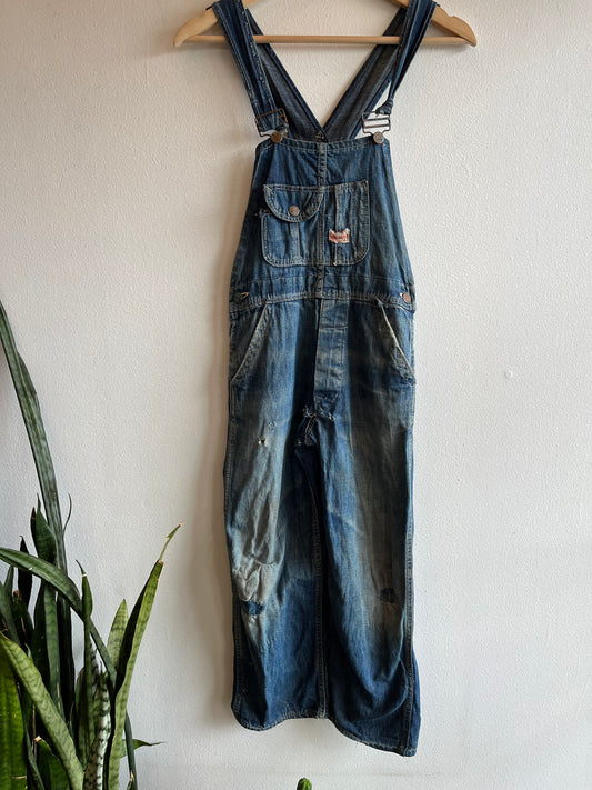 Vintage 1940’s Unbranded Denim Overalls - La Lovely Vintage 